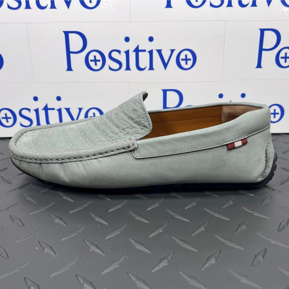 Bally Pico Opale Leather Loafers US 12
